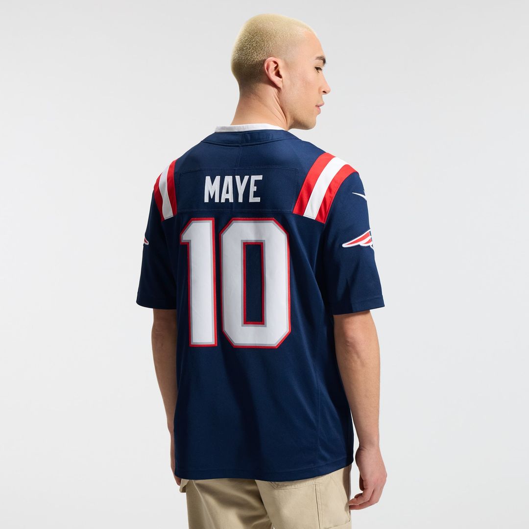 Drake Maye New England Patriots Vapor F.U.S.E. Stitched Limited Jersey - Navy