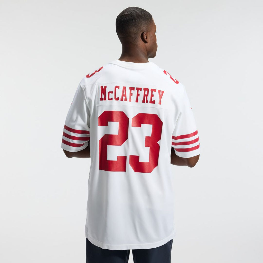 Christian McCaffrey San Francisco 49ers Game Jersey - White