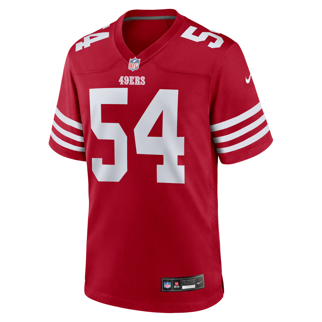 Fred Warner San Francisco 49ers Game Jersey - White