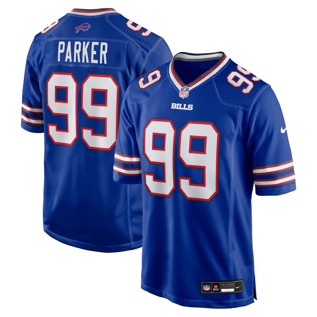 T.J. Parker Buffalo Bills Game Jersey - Royal Blue