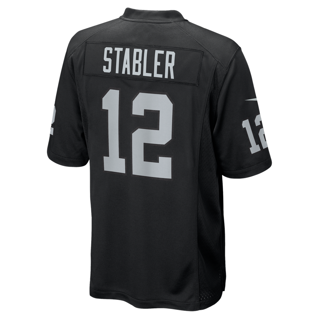 Ken Stabler Las Vegas Raiders Game Jersey - Black