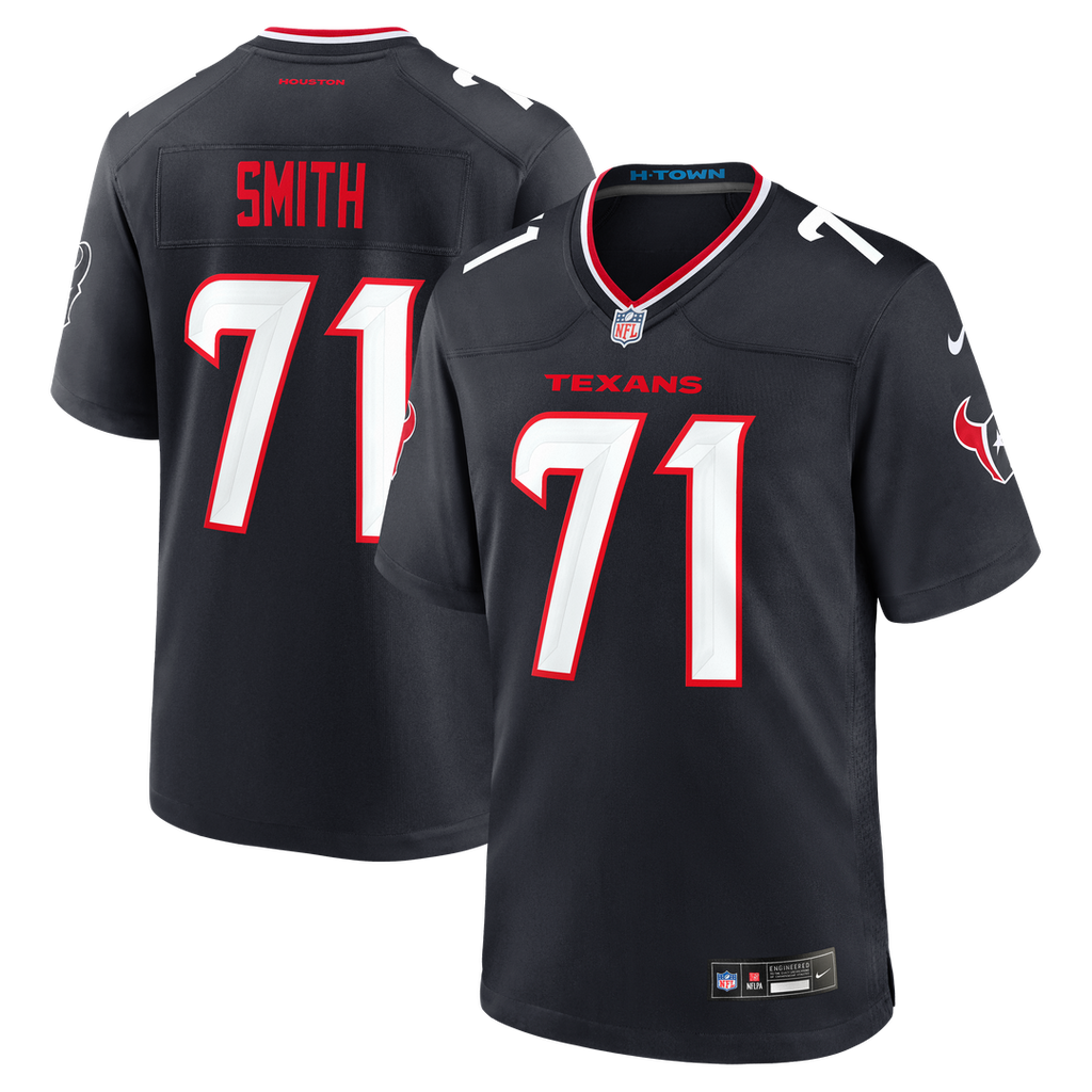 Braden Smith Houston Texans Game Jersey - Navy