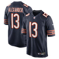 Maurice Alexander Chicago Bears Game Jersey - Navy