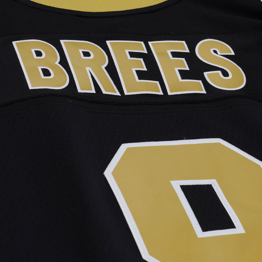 Drew Brees New Orleans Saints Big & Tall 2009 Legacy Jersey - Black