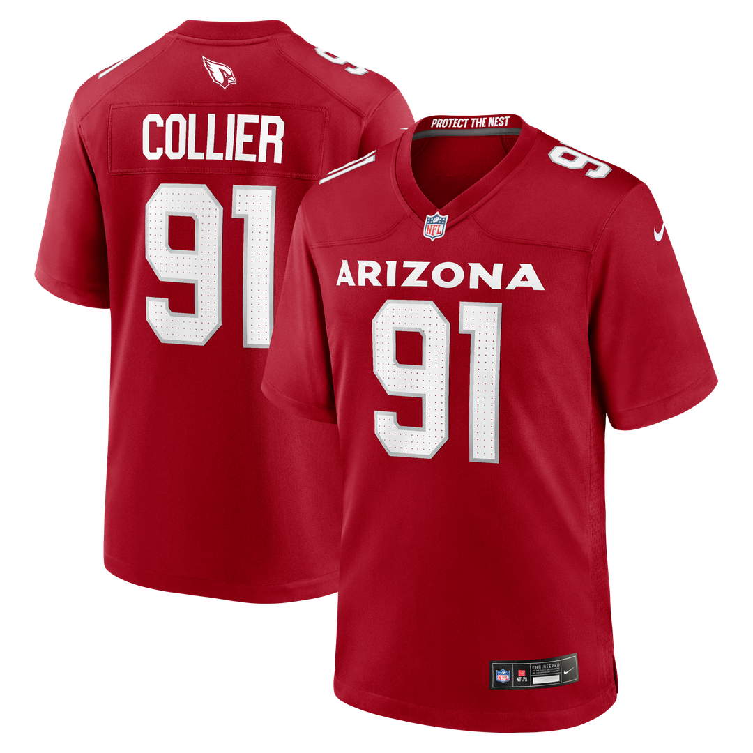 L.J. Collier Arizona Cardinals Game Jersey - Cardinal