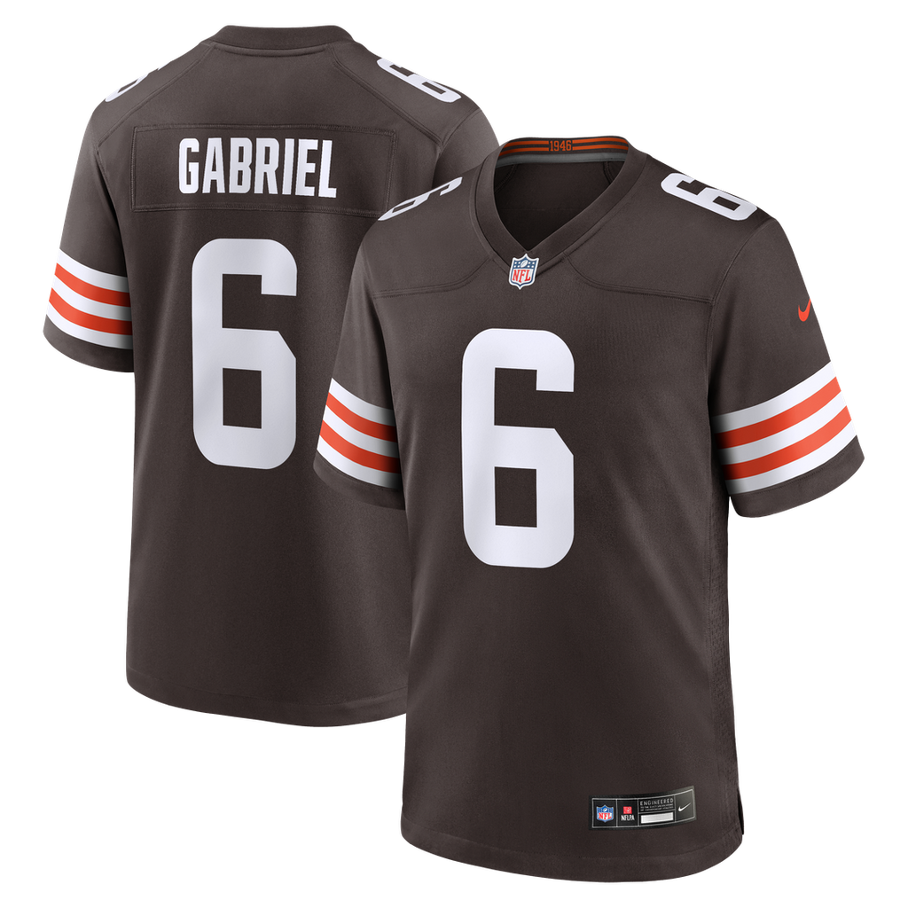 Dillon Gabriel Cleveland Browns Game Jersey - Brown