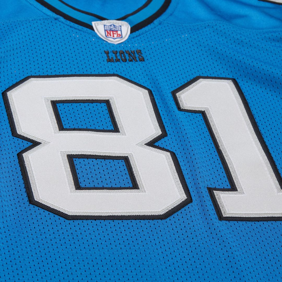 Calvin Johnson Detroit Lions 2007 Authentic Throwback Jersey - Black