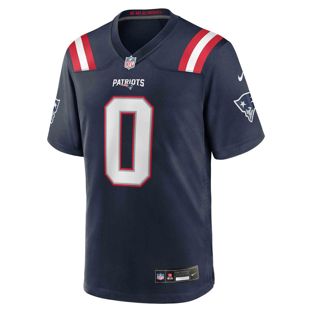 Christian Gonzalez New England Patriots Game Jersey - White