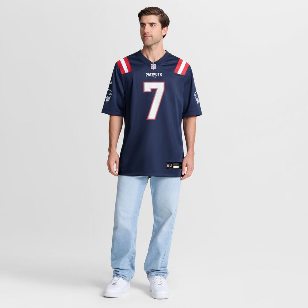 Carlton Davis New England Patriots Game Jersey - Navy