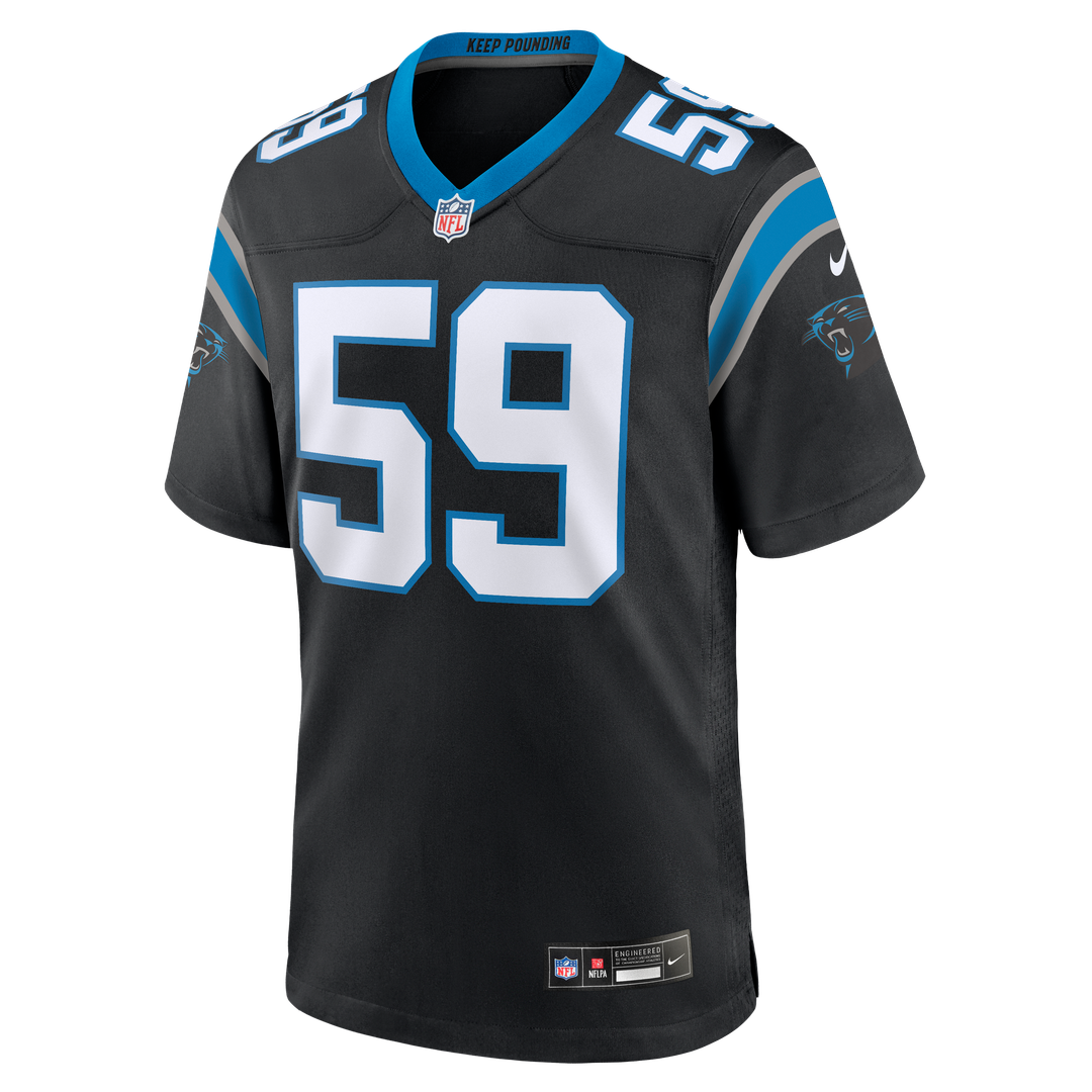 Luke Kuechly Carolina Panthers Game Jersey - Black