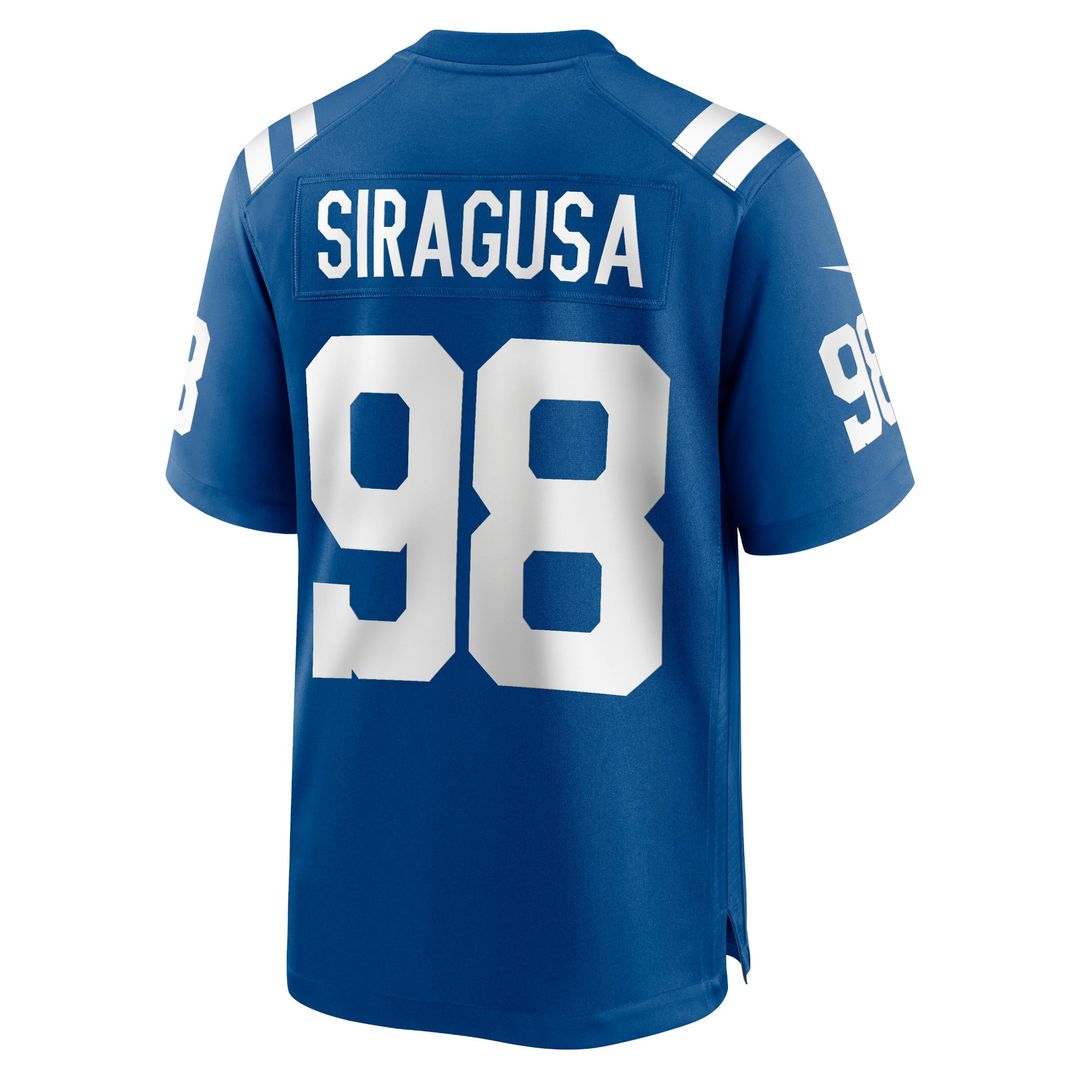 Tony Siragusa Indianapolis Colts Alternate Game Jersey - Blue