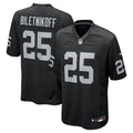 Fred Biletnikoff Las Vegas Raiders Game Jersey - Black