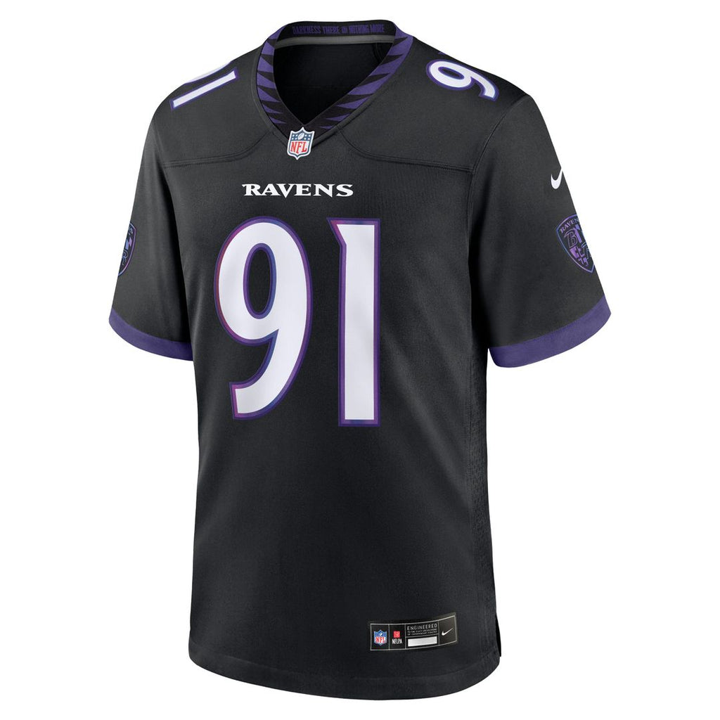 Trey Hendrickson Baltimore Ravens Game Jersey - Purple
