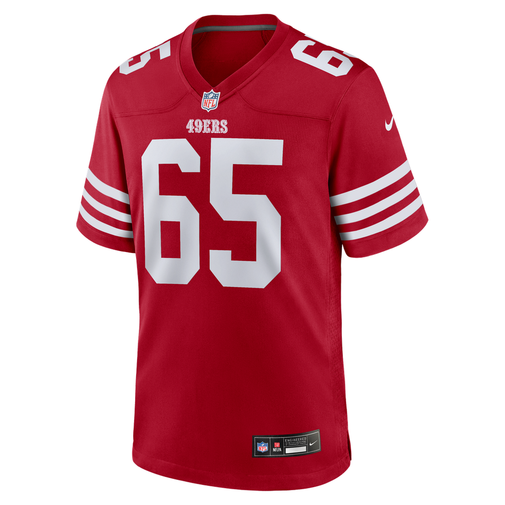 Drew Moss San Francisco 49ers Game Jersey - Scarlet