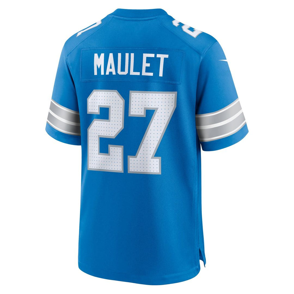 Arthur Maulet Detroit Lions Game Jersey - Blue
