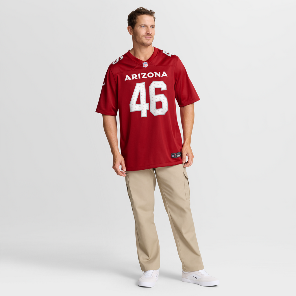 Aaron Brewer Arizona Cardinals Game Jersey - Cardinal