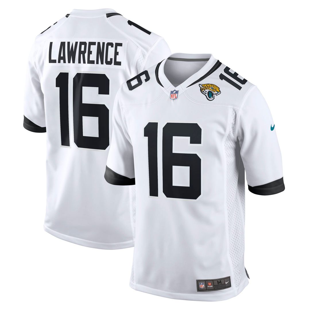 Trevor Lawrence Jacksonville Jaguars Game Jersey - White