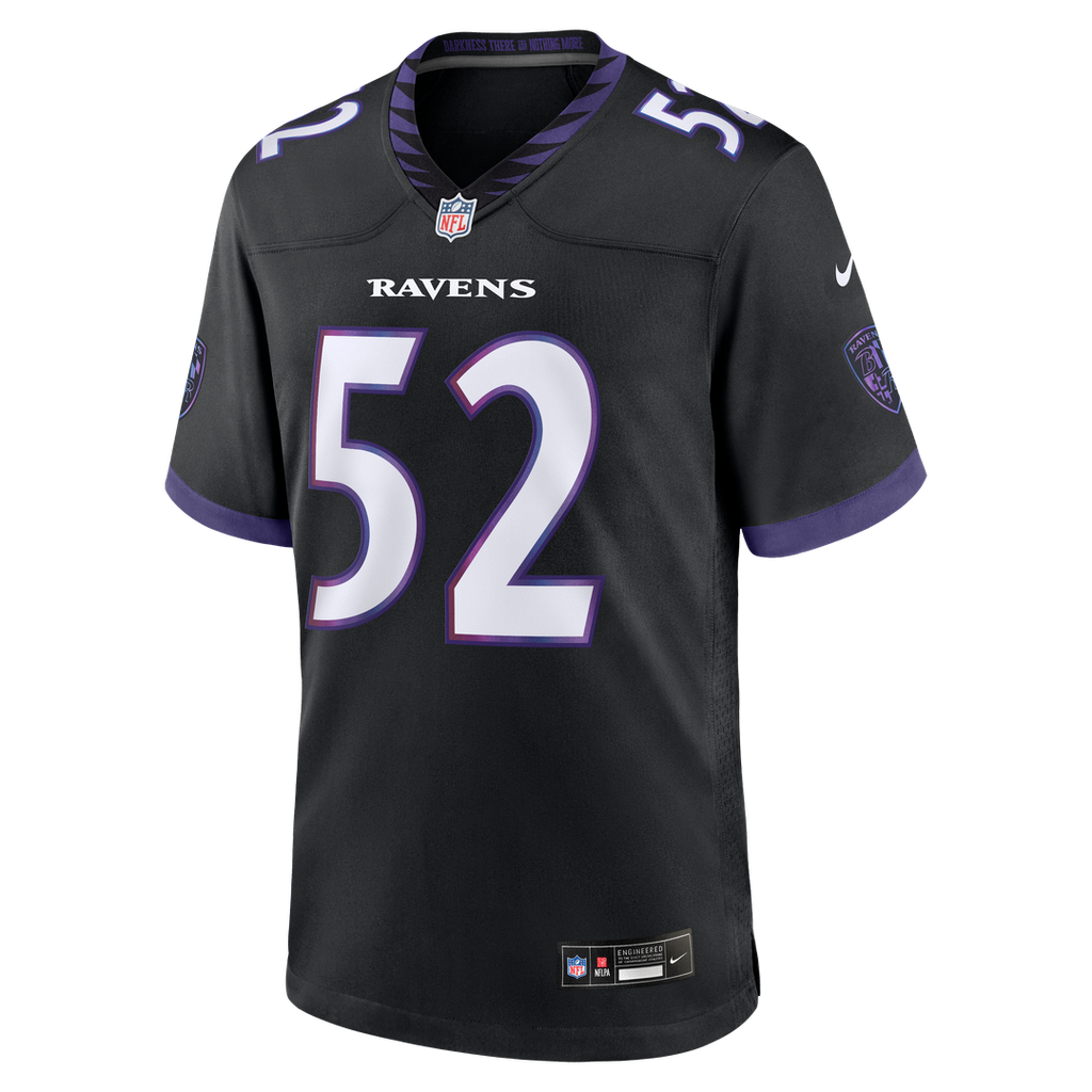 Ray Lewis Baltimore Ravens Alternate Game Jersey - Black