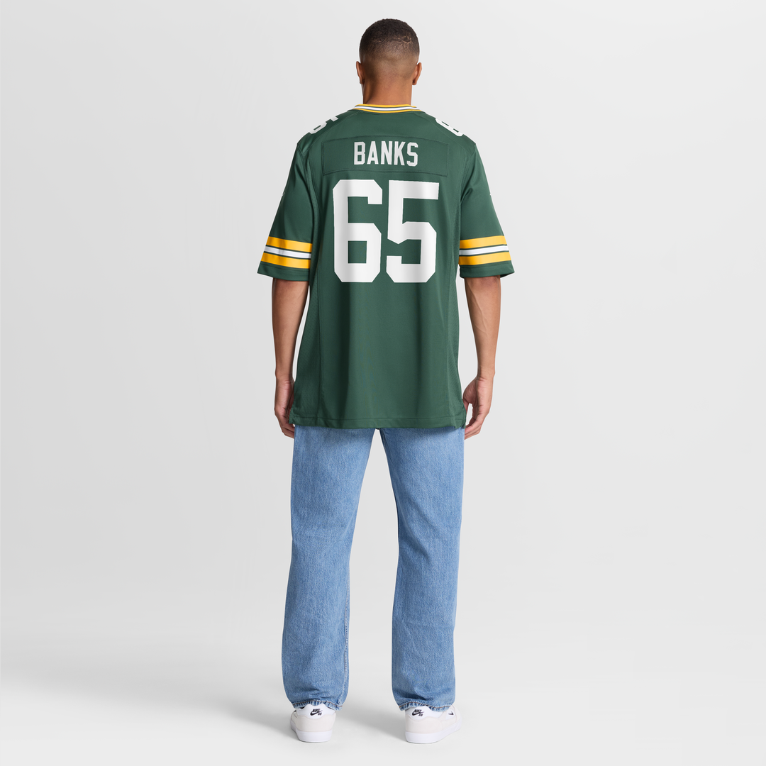 Aaron Banks Green Bay Packers Game Jersey - Green
