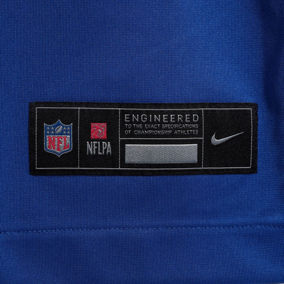 D.J. Reader New York Giants Game Jersey - Royal Blue
