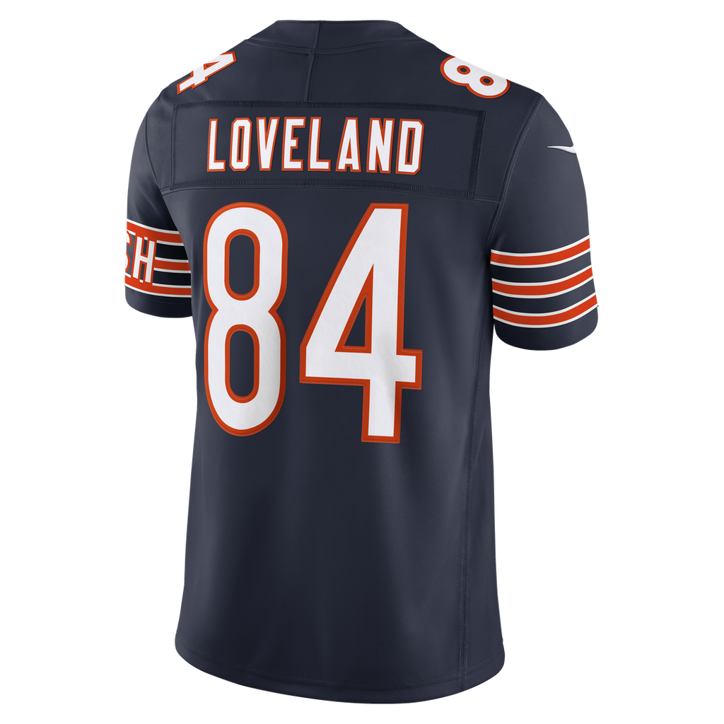 Colston Loveland Chicago Bears Vapor F.U.S.E. Stitched Limited Jersey - Navy
