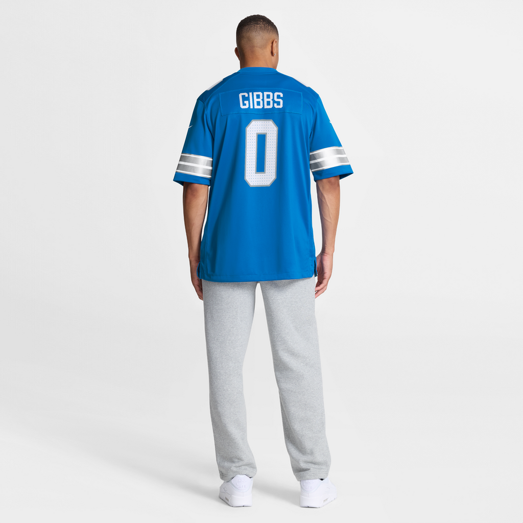 Jahmyr Gibbs Detroit Lions Game Jersey - Blue