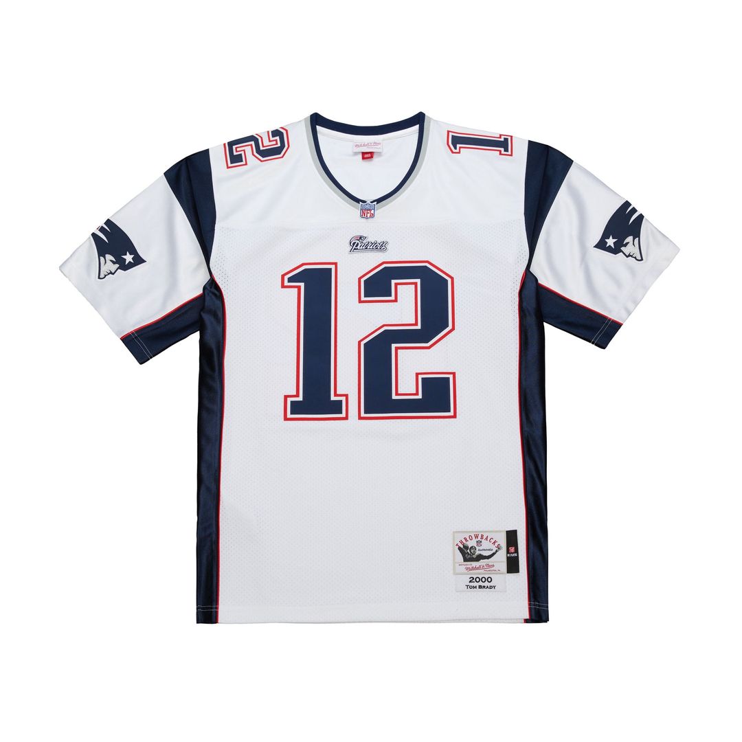 Tom Brady New England Patriots Super Bowl XXXVI Authentic Throwback Jersey - Navy