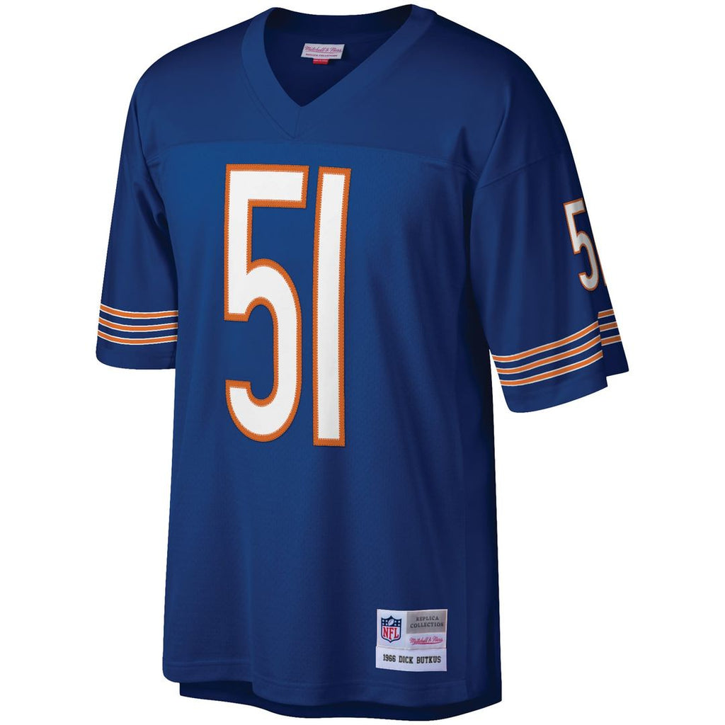 Dick Butkus Chicago Bears Legacy Replica Jersey - Navy