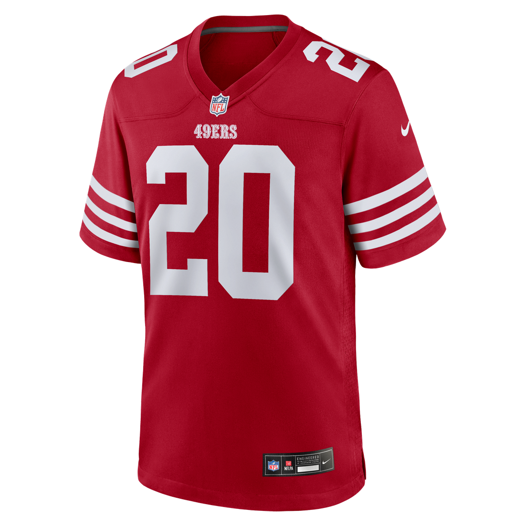 Upton Stout San Francisco 49ers Game Jersey - Scarlet
