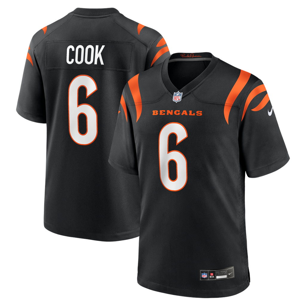 Bryan Cook Cincinnati Bengals Game Jersey - Black