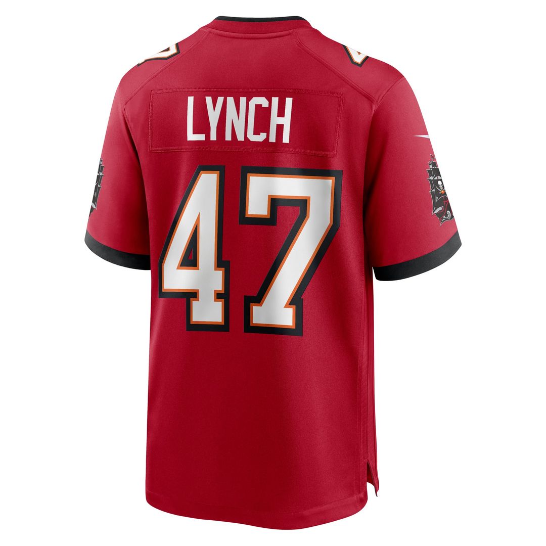 John Lynch Tampa Bay Buccaneers Game Jersey - Red