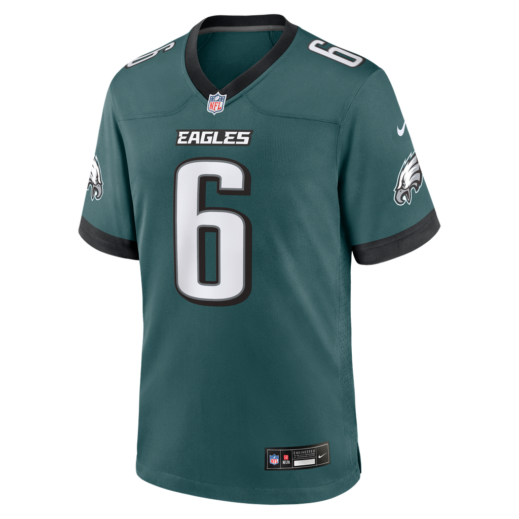 DeVonta Smith Philadelphia Eagles Game Jersey - Midnight Green