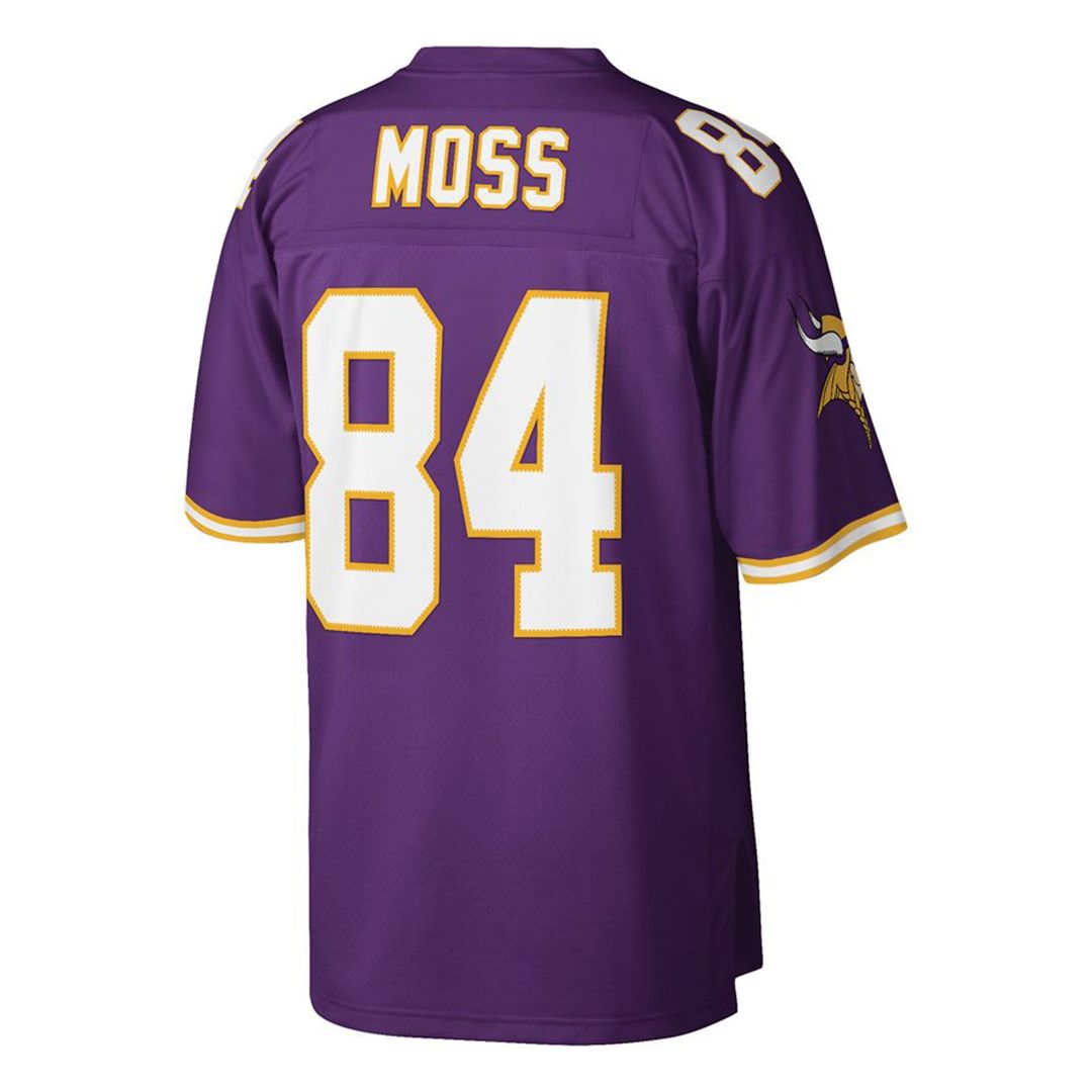 Randy Moss Minnesota Vikings Big & Tall 1998 Replica Jersey - Purple