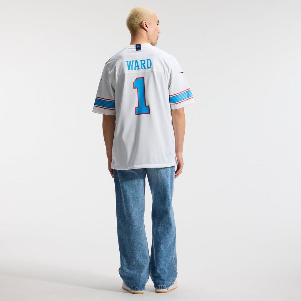 Cameron Ward Tennessee Titans Game Jersey - Light Blue