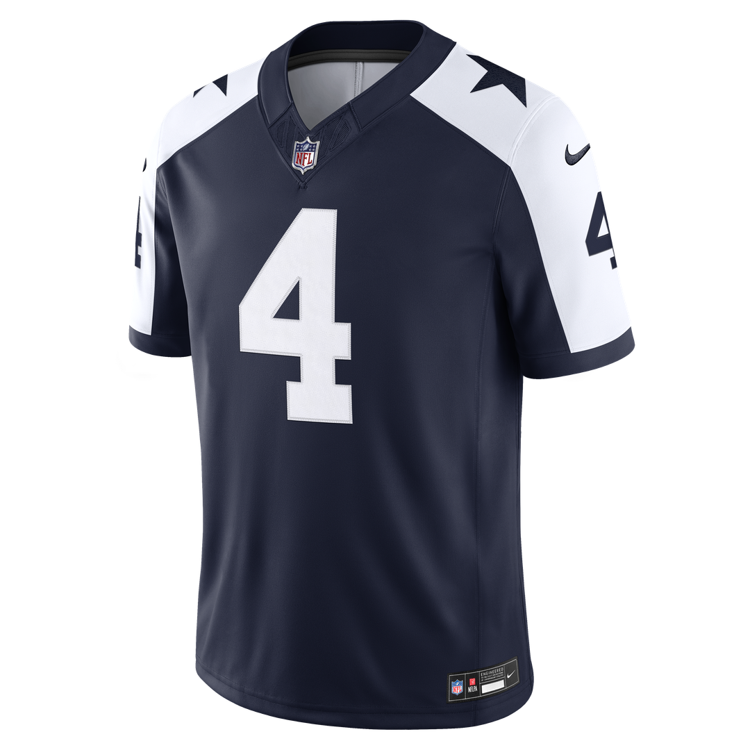 Dak Prescott Dallas Cowboys Alternate Vapor F.U.S.E. Stitched Limited Jersey - Navy