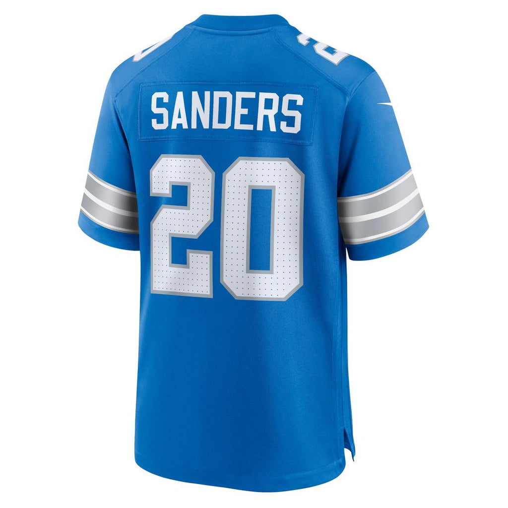 Barry Sanders Detroit Lions 2nd Alternate Game Jersey - Black