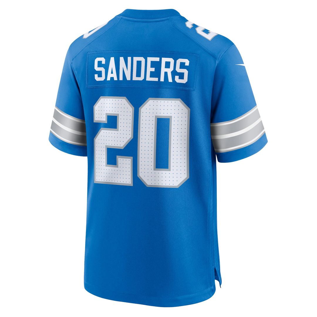 Barry Sanders Detroit Lions 2nd Alternate Game Jersey - Black