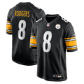 Aaron Rodgers Pittsburgh Steelers Game Jersey - Black