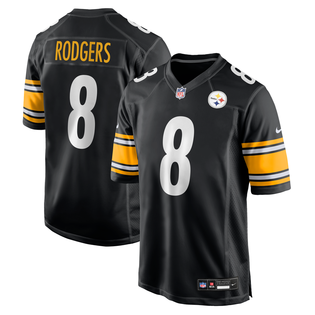 Aaron Rodgers Pittsburgh Steelers Alternate 1933 Throwback Game Jersey - Gold