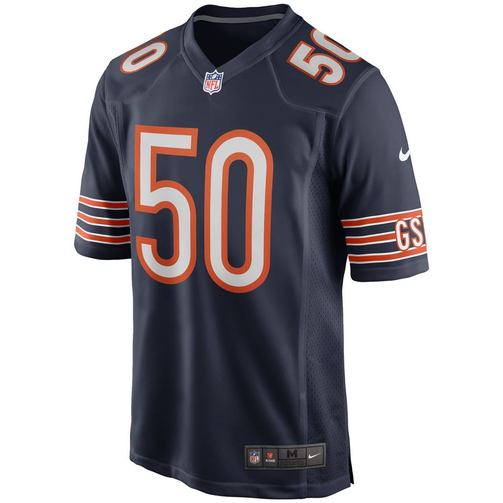 Mike Singletary Chicago Bears Game Jersey - Navy