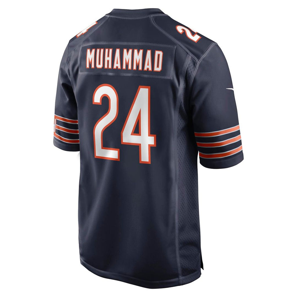 Malik Muhammad Chicago Bears Game Jersey - Navy
