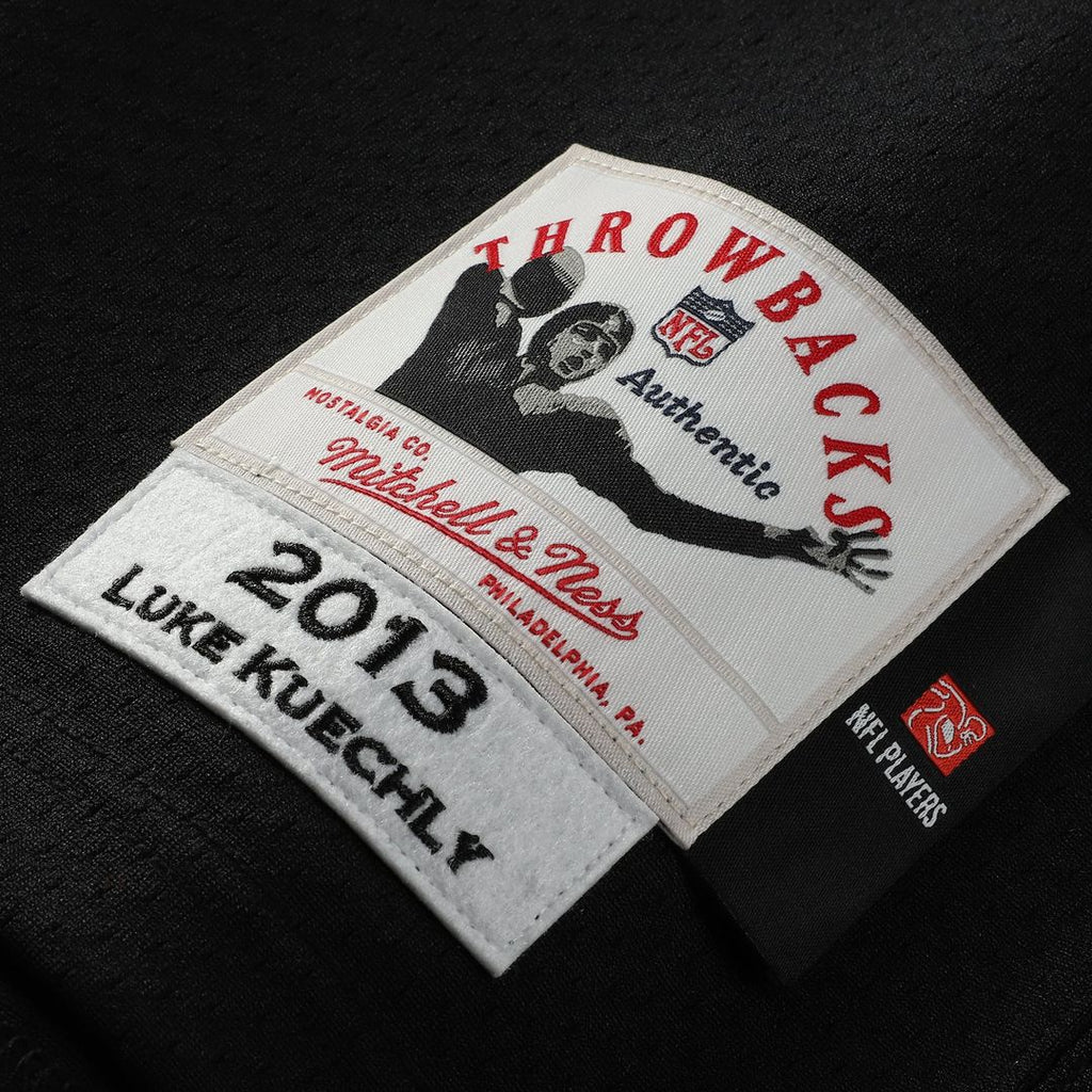 Luke Kuechly Carolina Panthers 2013 Authentic Throwback Jersey - Black