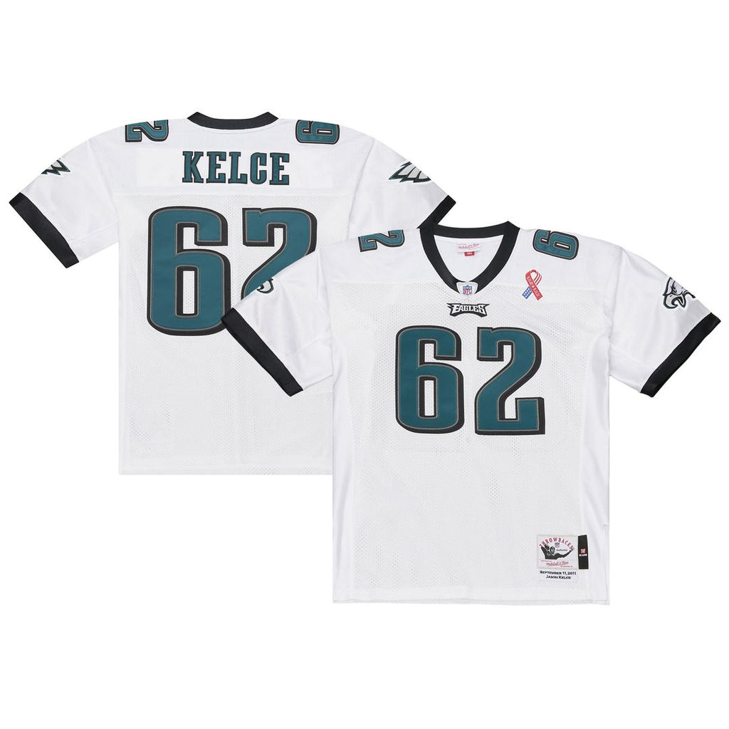 Jason Kelce Philadelphia Eagles 2011 Authentic Throwback Jersey - White