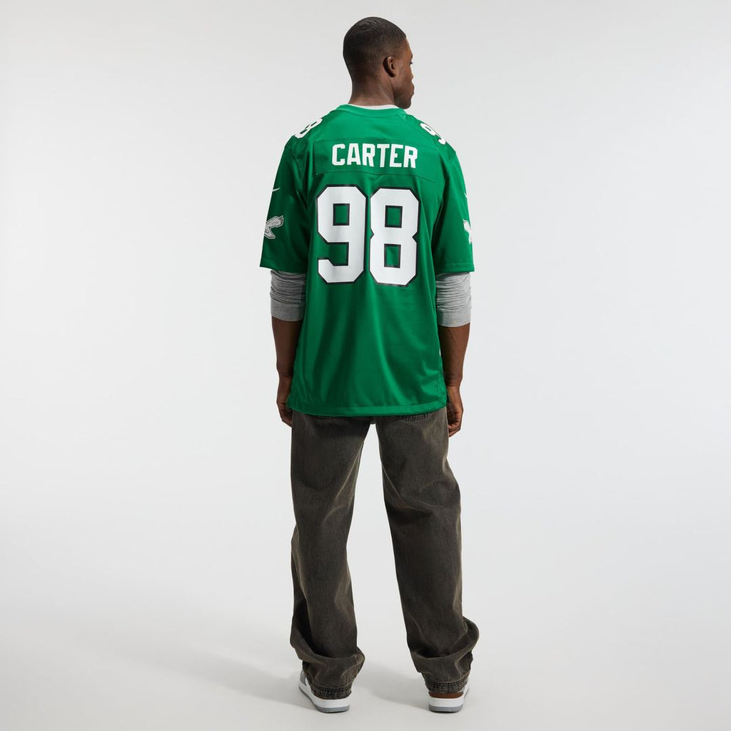 Jalen Carter Philadelphia Eagles Game Jersey - Midnight Green