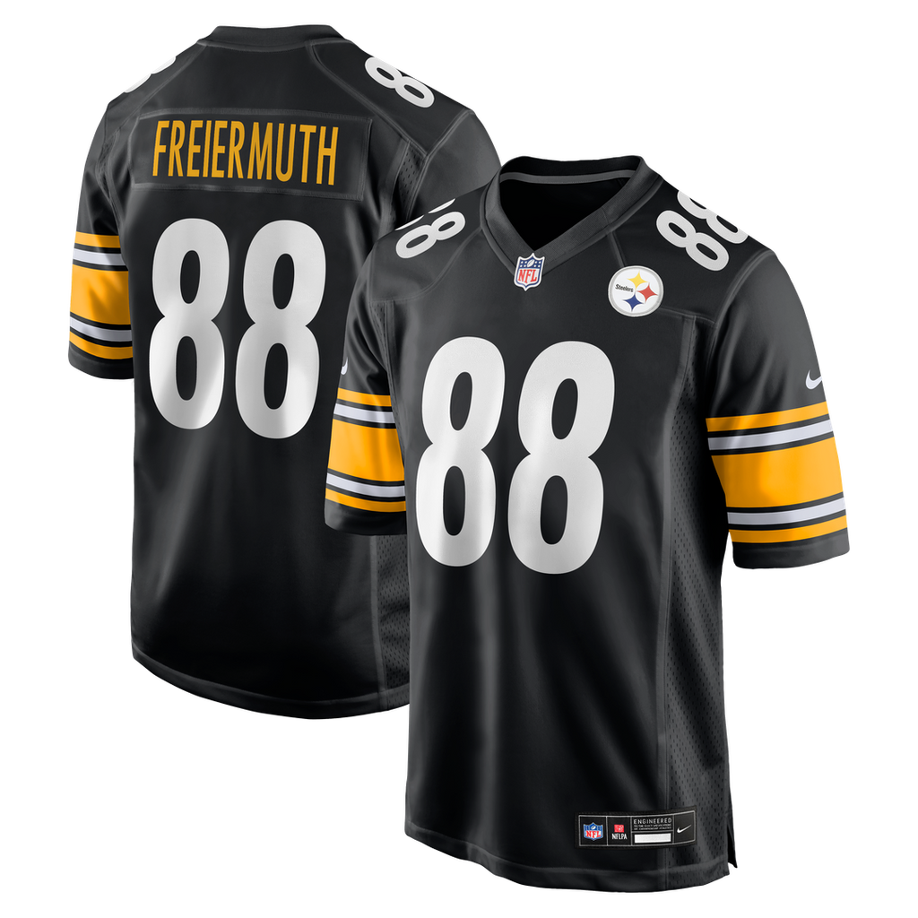 Pat Freiermuth Pittsburgh Steelers Game Jersey - Black