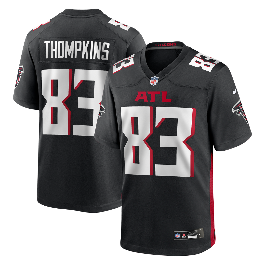 Deven Thompkins Atlanta Falcons Game Jersey - Black
