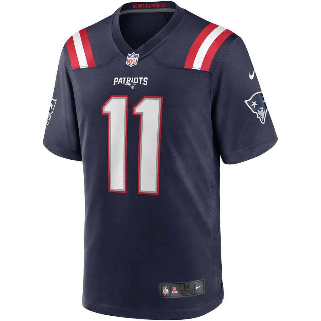 Drew Bledsoe New England Patriots Game Jersey - Navy