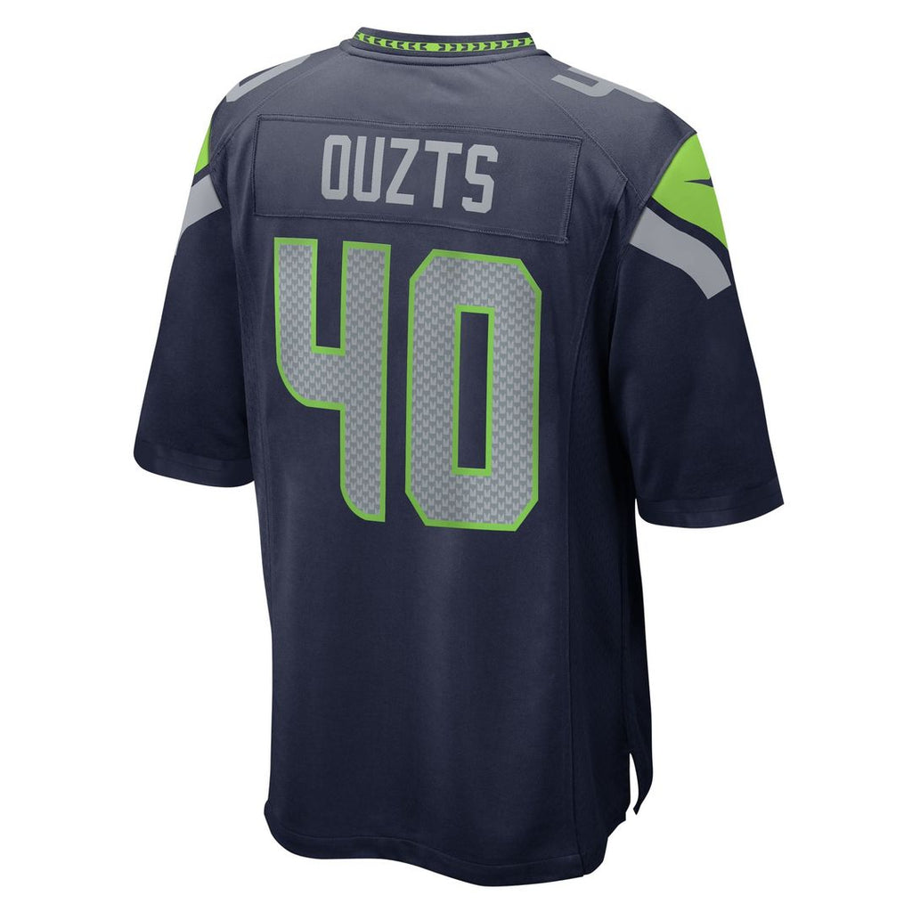 Robbie Ouzts Seattle Seahawks Game Jersey - College Navy