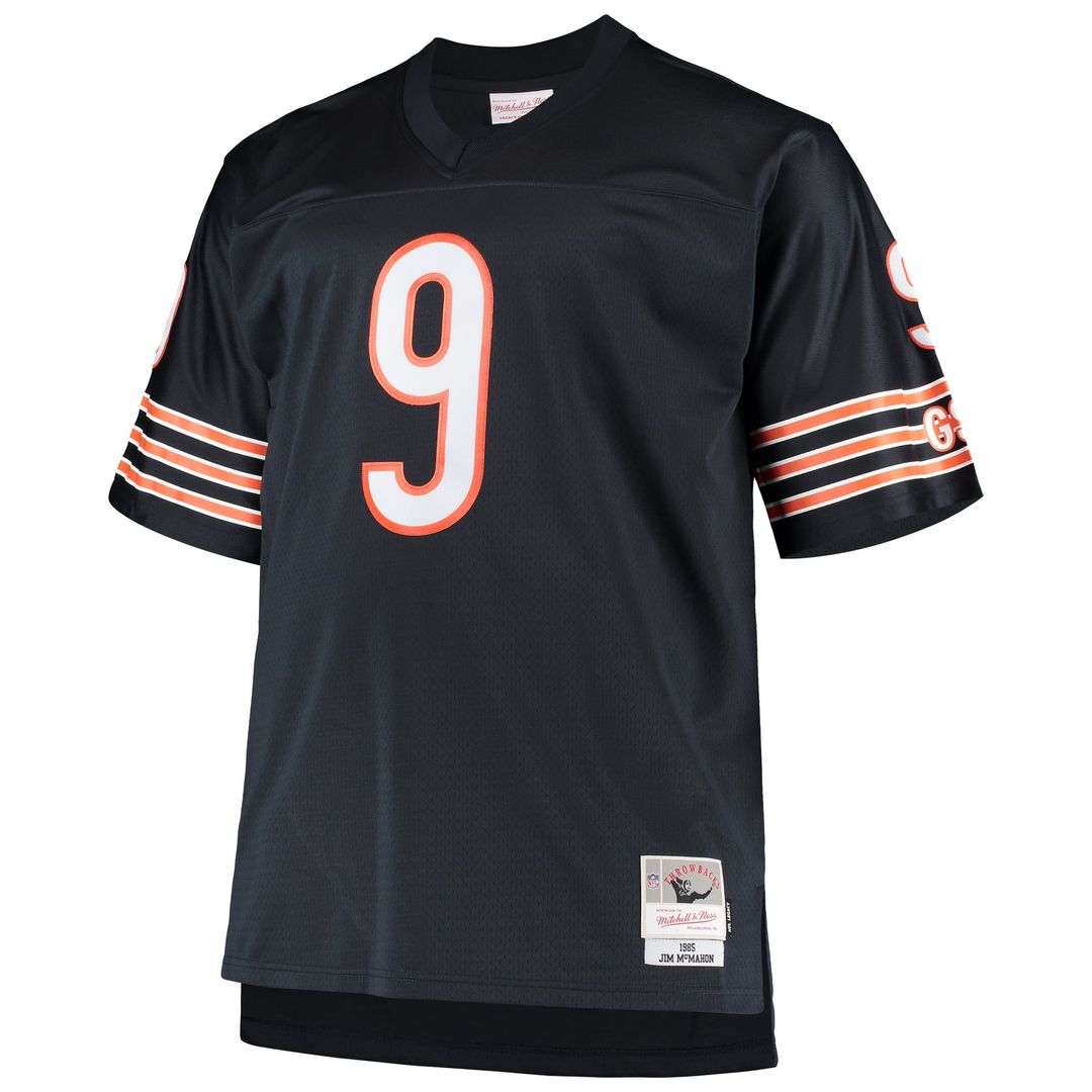 Jim McMahon Chicago Bears Big & Tall 1985 Replica Jersey - Navy
