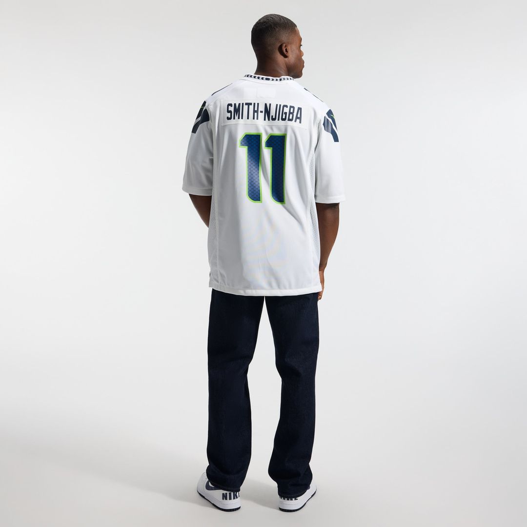 Jaxon Smith-Njigba Seattle Seahawks Throwback Game Jersey - Royal Blue